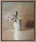 Vase with roses #1 2023 by Angie de Latour