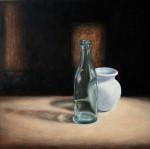 Bottle with vase 2021 by Angie de Latour