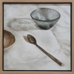 Still life with dish and spoon 2021 by Angie de Latour