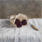Still life with plums 2021 by Angie de Latour
