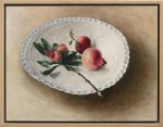 White bowl with pomegranates 2022 by Angie de Latour